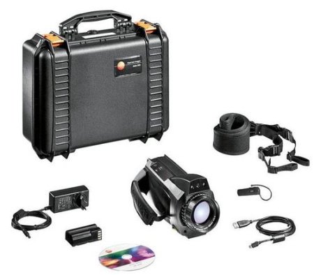 Комплект тепловизора Testo 885-2 c супер-телеобъективом (/C2 (супер-телеобъектив) + С1 (телеобъектив) + I1 +V1) купить по низкой цене | МАКСПРОФИТ