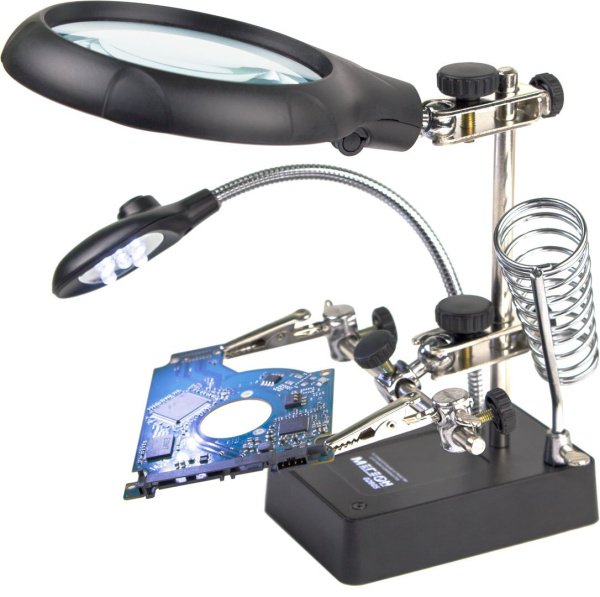 Третья рука для пайки МЕГЕОН 02805 купить по низкой цене | МАКСПРОФИТ