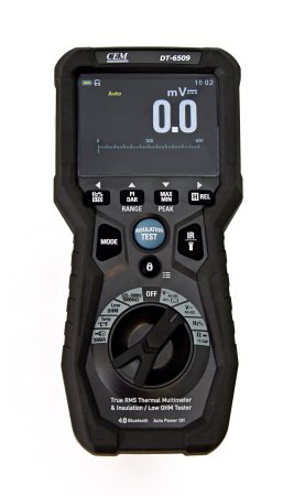 CEM DT-6509 Измеритель сопротивления изоляции Микроомметр высокого разрешения с мультиметром True RMS купить по низкой цене | МАКСПРОФИТ